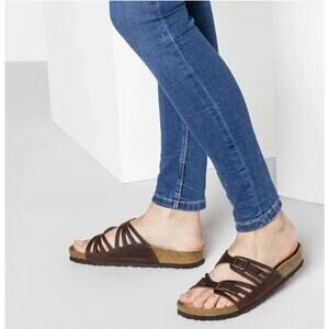 Birkenstock Granada Soft Footbed Oiled Leather Habana Size 38 EUR/7.5 US